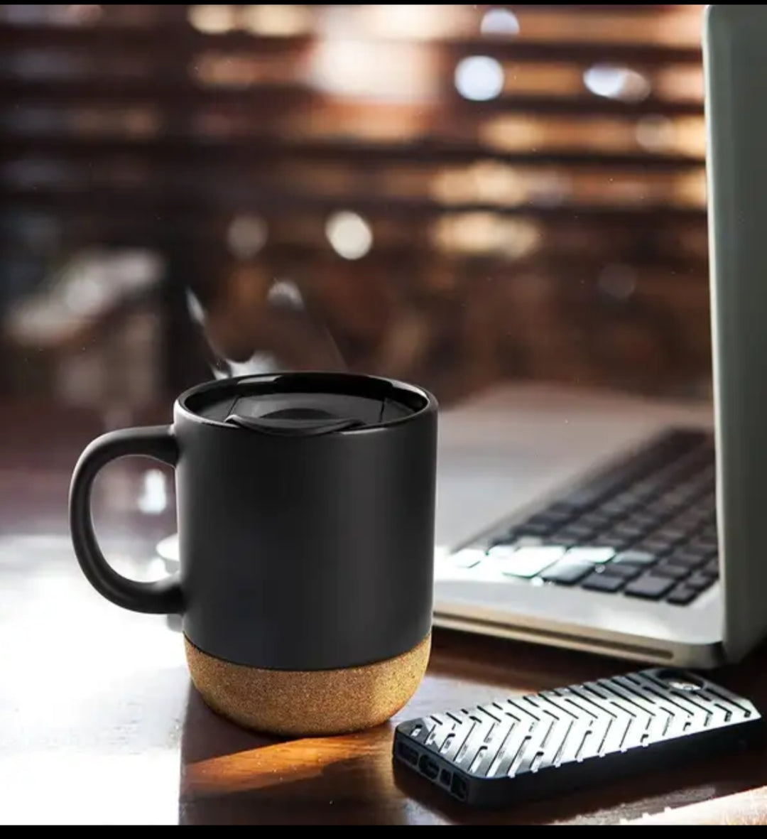 Nordic Ceramic Cork Insulated Mug