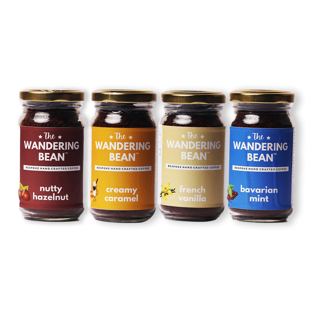 Nutty Hazelnut + Creamy Caramel + Bavarian Mint + French Vanilla